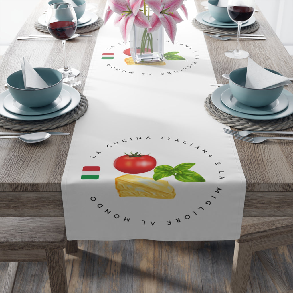 Italian Cuisine Table Runner (Cotton, Poly)