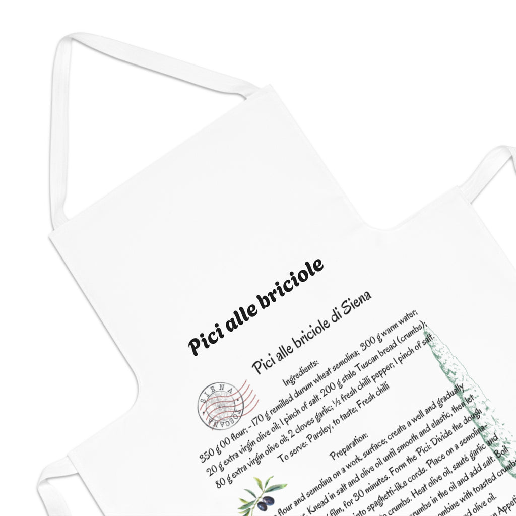 Pici alle Briciole Recipe Apron - Authentic Recipe from Siena - Tuscany