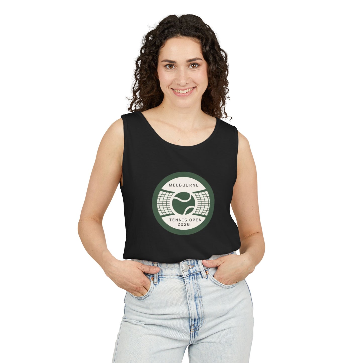 Melbourne Tennis Open 2026 Unisex Garment-Dyed Tank Top