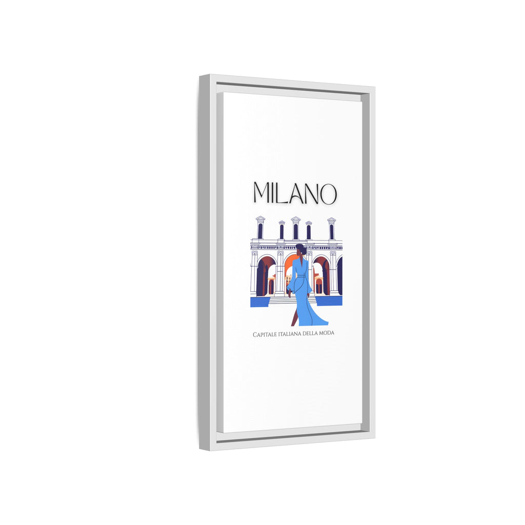 Gerahmtes Leinwandbild „Mailand“ – Wanddekoration aus der Modehauptstadt
