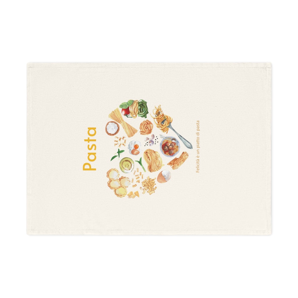 Geschirrtuch aus Baumwolle mit Pasta-Logo aus unserer Cucina Italiana Kollektion