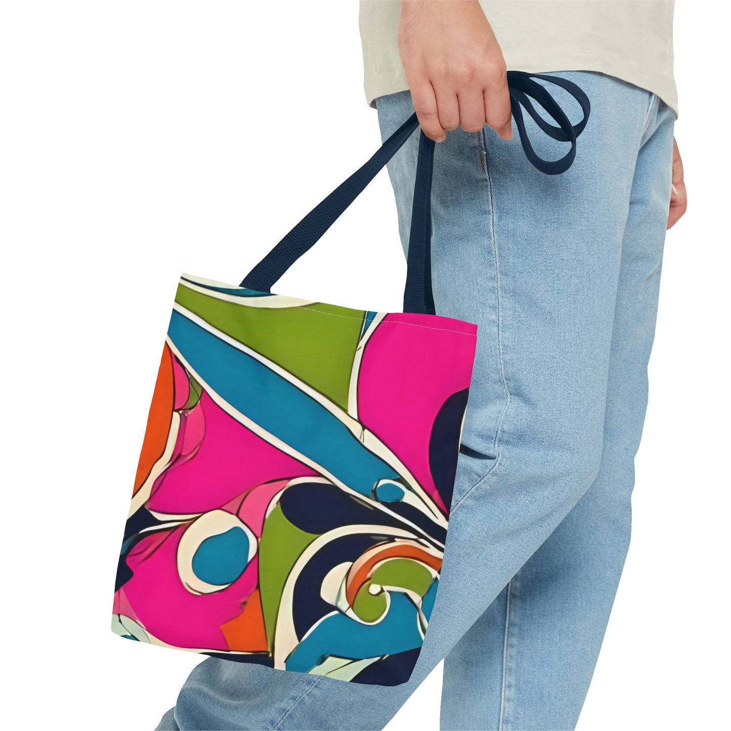 Vibrant Pucci-Style Print Tote Bag