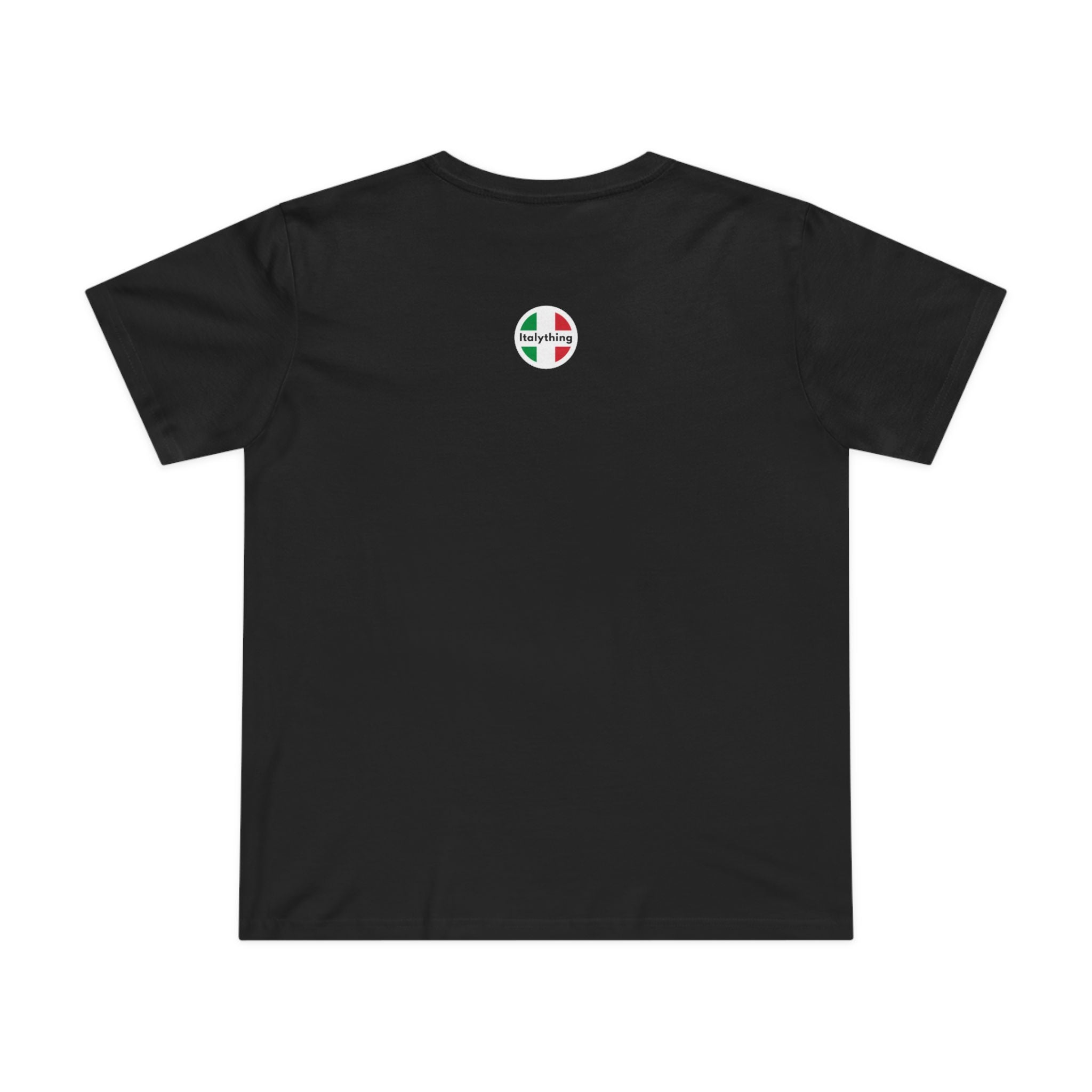 La Dolce Vita Damen-T-Shirt – T-Shirt mit italienischer Flagge