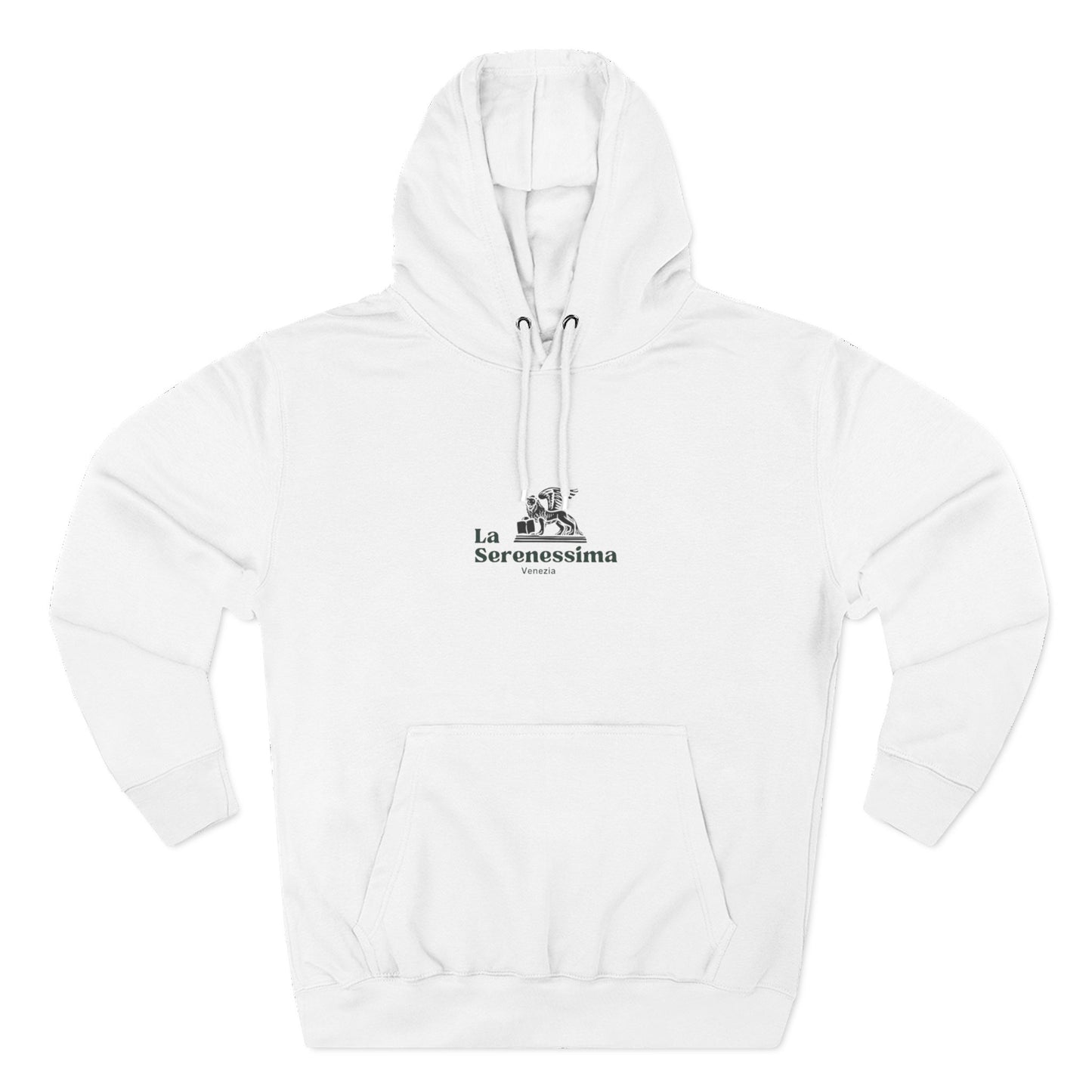 Venezia - La Serenessima Three-Panel Fleece Hoodie - Cozy & Stylish Italian-Inspired Winter Wear