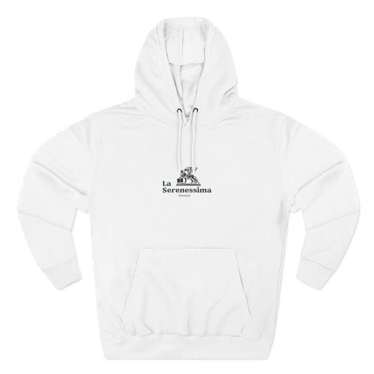 Venezia - La Serenessima Three-Panel Fleece Hoodie - Cozy & Stylish Italian-Inspired Winter Wear