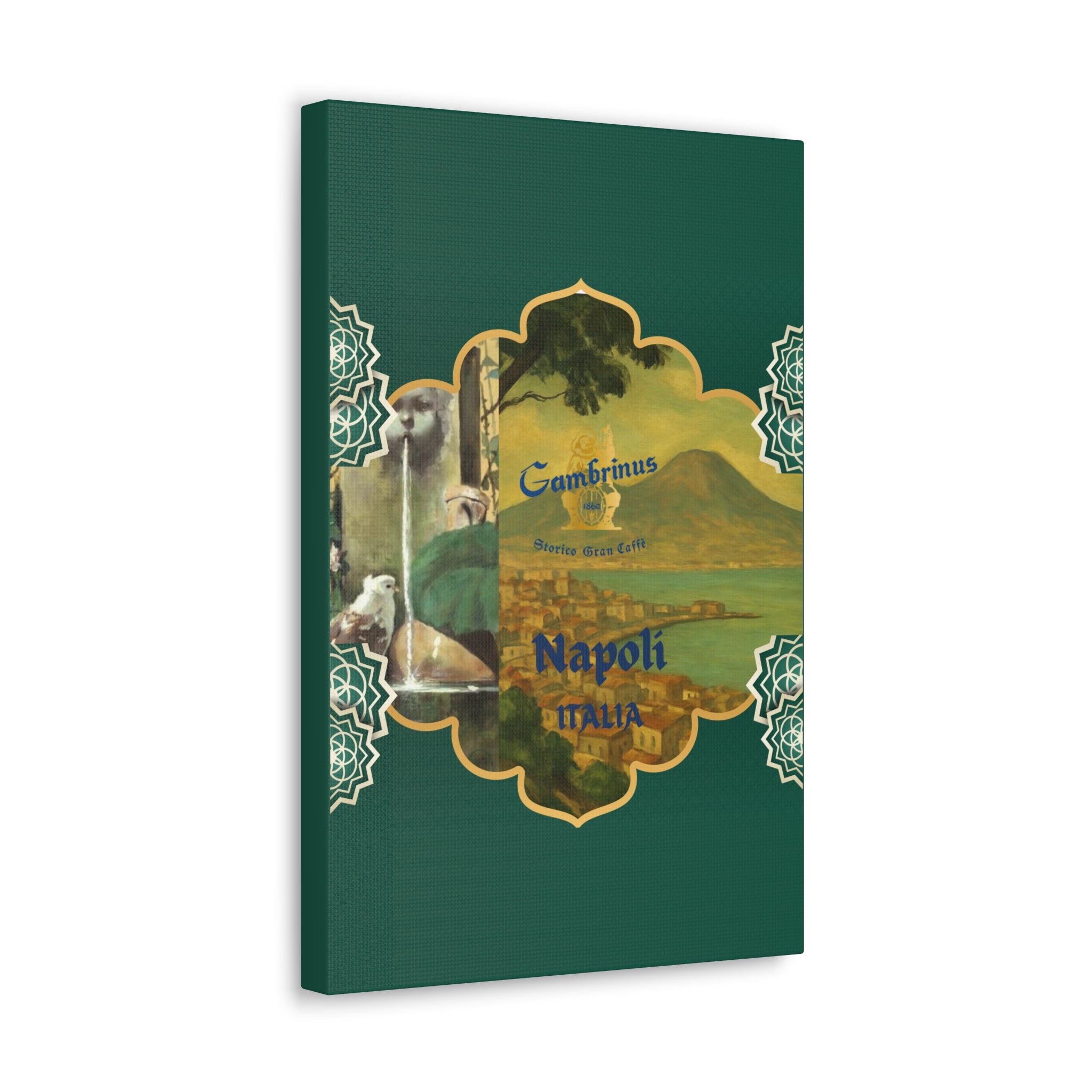 Naples Vintage Art Print - Caffe Gambrinus Napoli