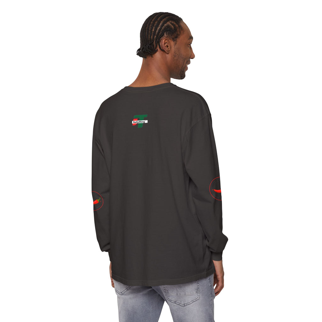Napoli Long Sleeve Tee, Casual Streetwear, Napoli Pride. Perfect for Travel