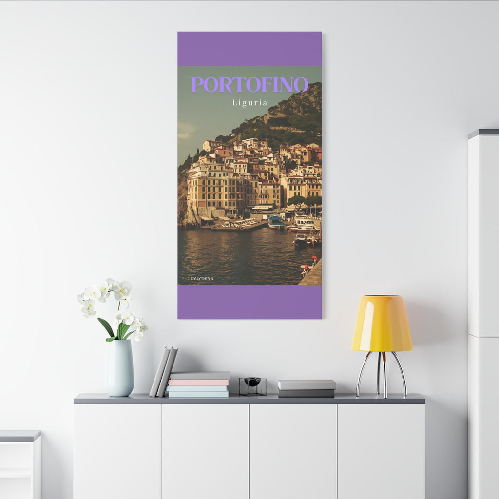 Portofino Harbour View Canvas Print - Decorative Wall Art