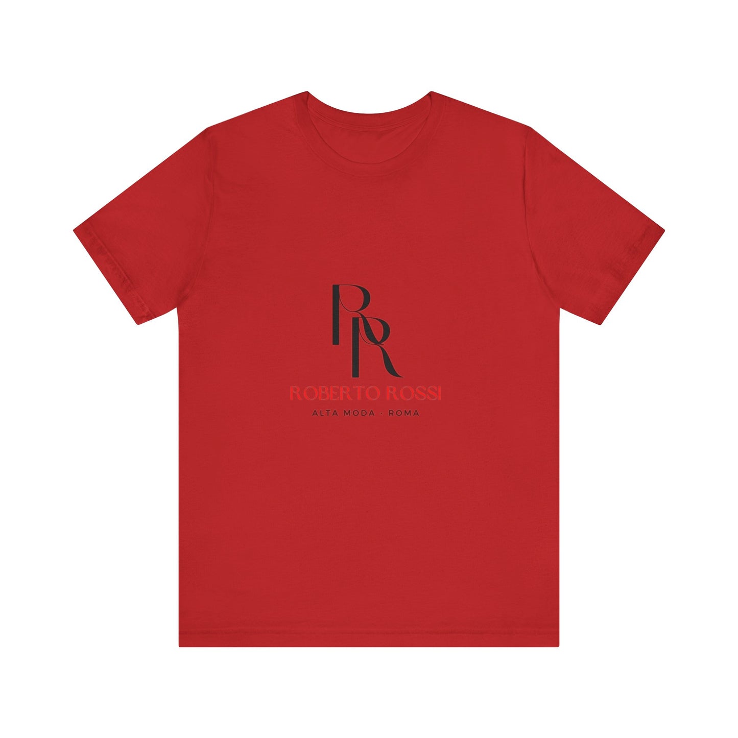 Italian Branded Rome Jersey Short Sleeve Tee - Roberto Rossi - Alta Moda - Roma