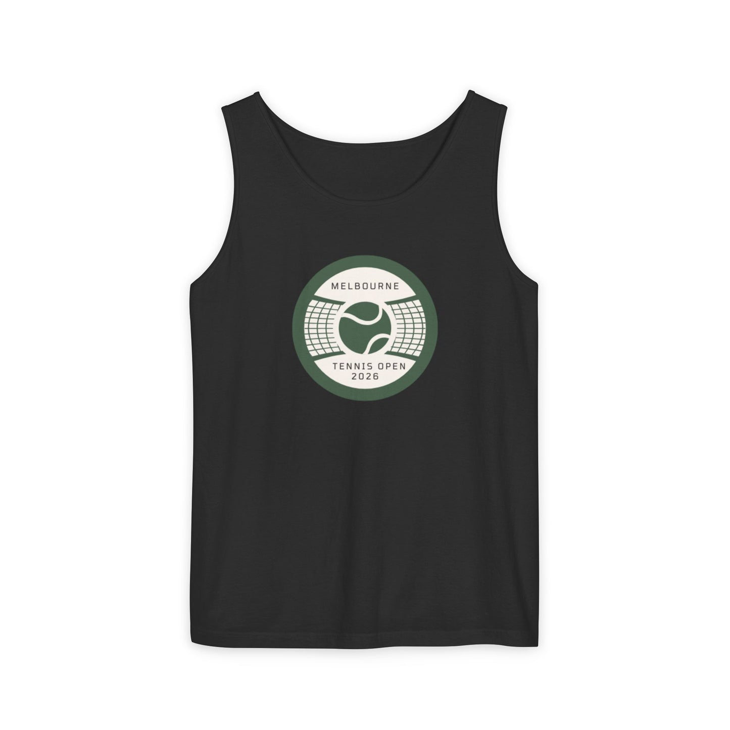 Melbourne Tennis Open 2026 Unisex Garment-Dyed Tank Top