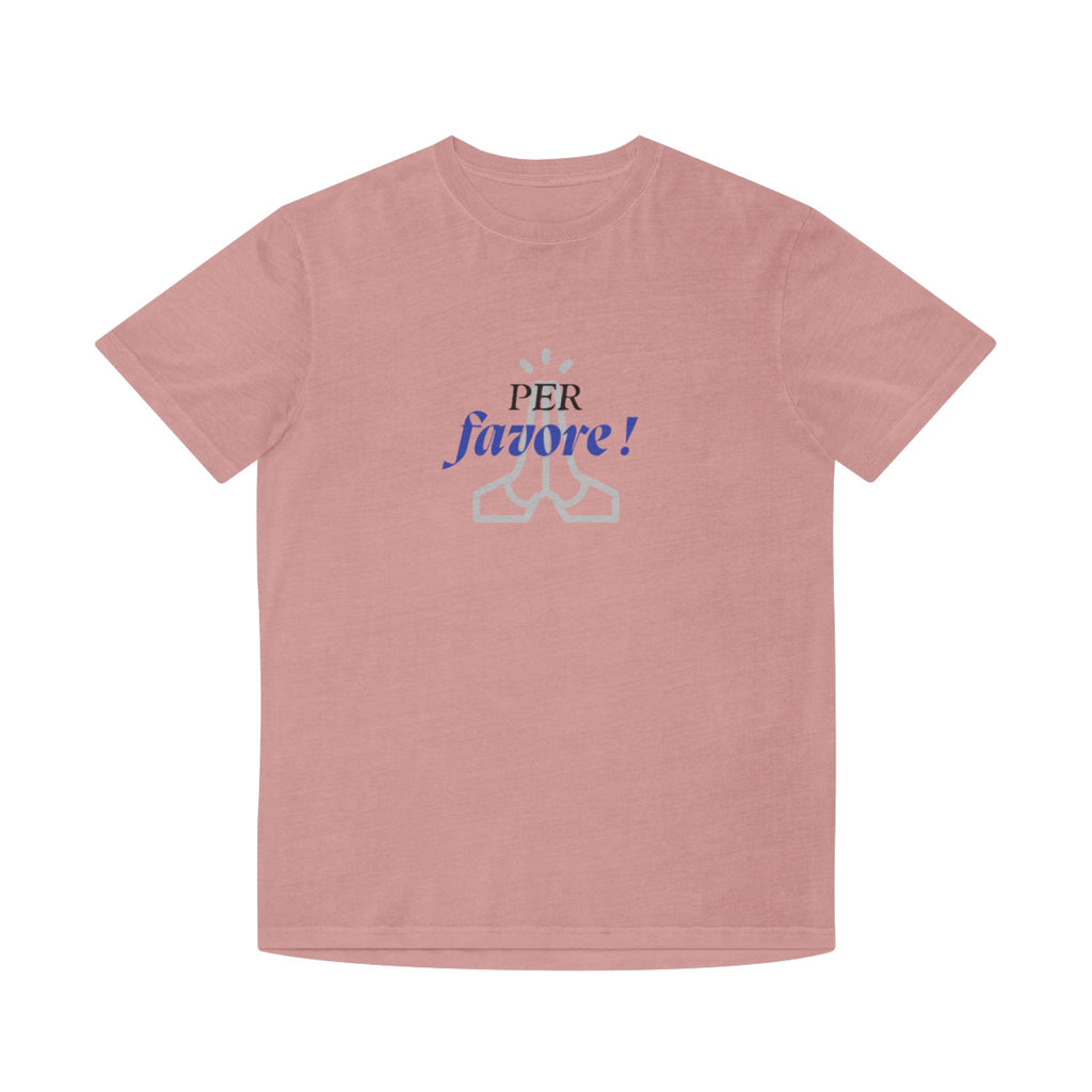 'PER favore!' Design Unisex Faded T-Shirt - ' for Casual Chic Vibes - Learn Italian the Fun way!