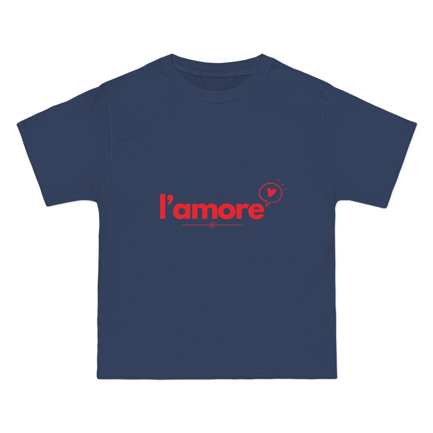 L'Amore Short-Sleeve T-Shirt - Perfect for Valentine's Day and Everyday Style