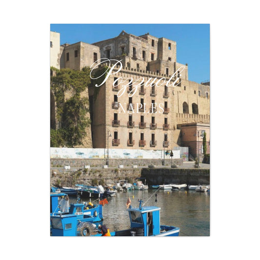 Pozzuoli Naples Canvas Art Print,  Naples Photography