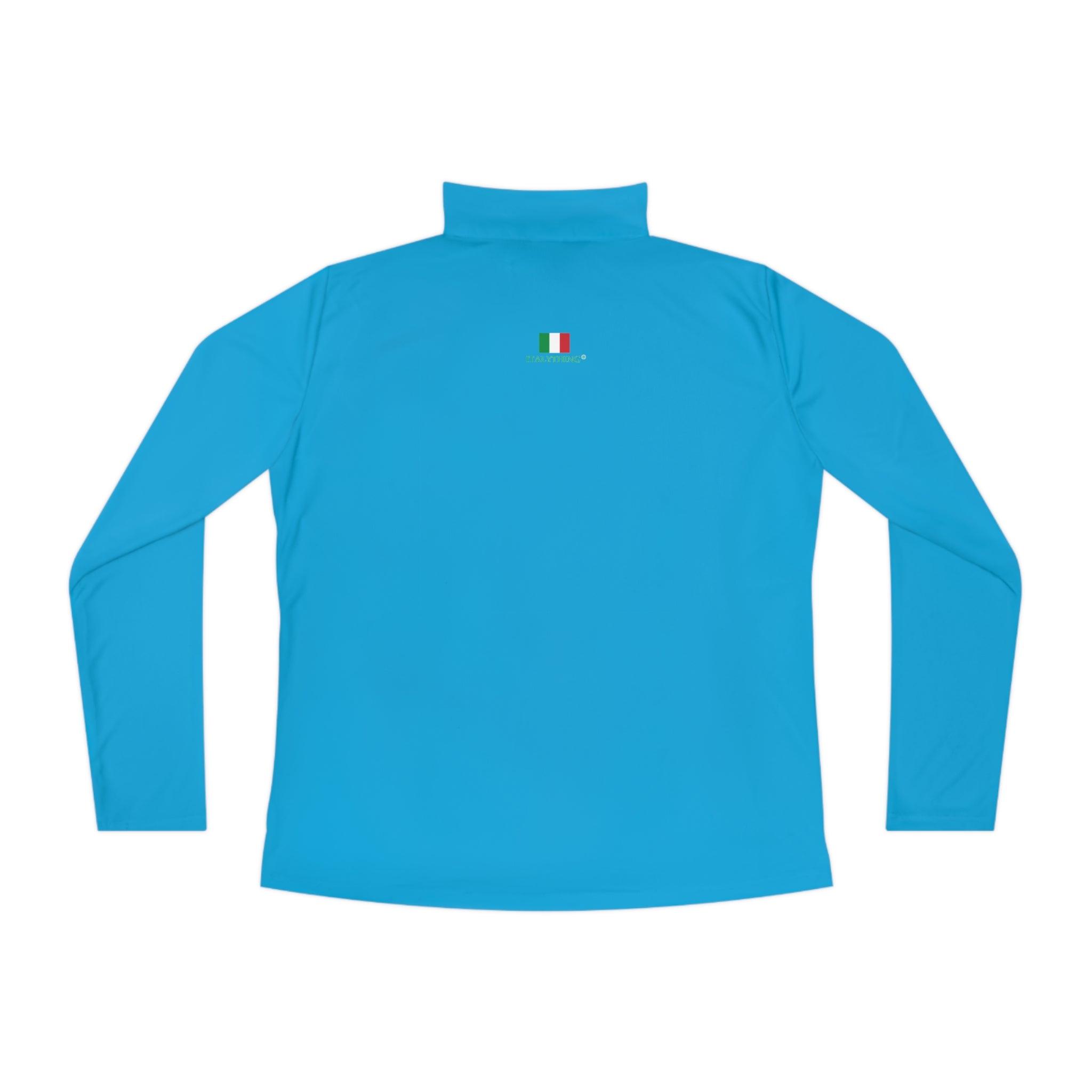 Italy Logo Ladies Quarter-Zip Pullover