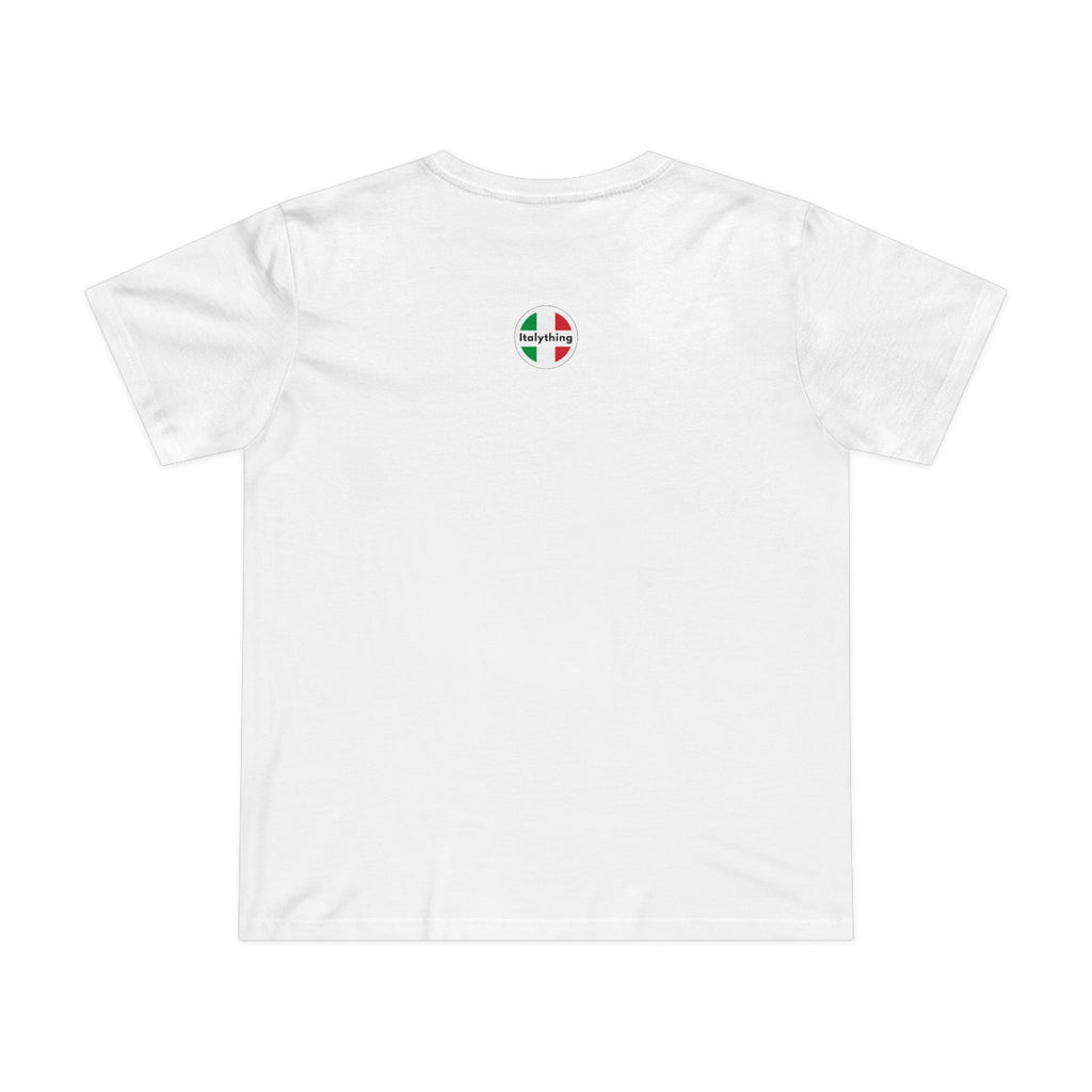 La Dolce Vita Damen-T-Shirt – T-Shirt mit italienischer Flagge