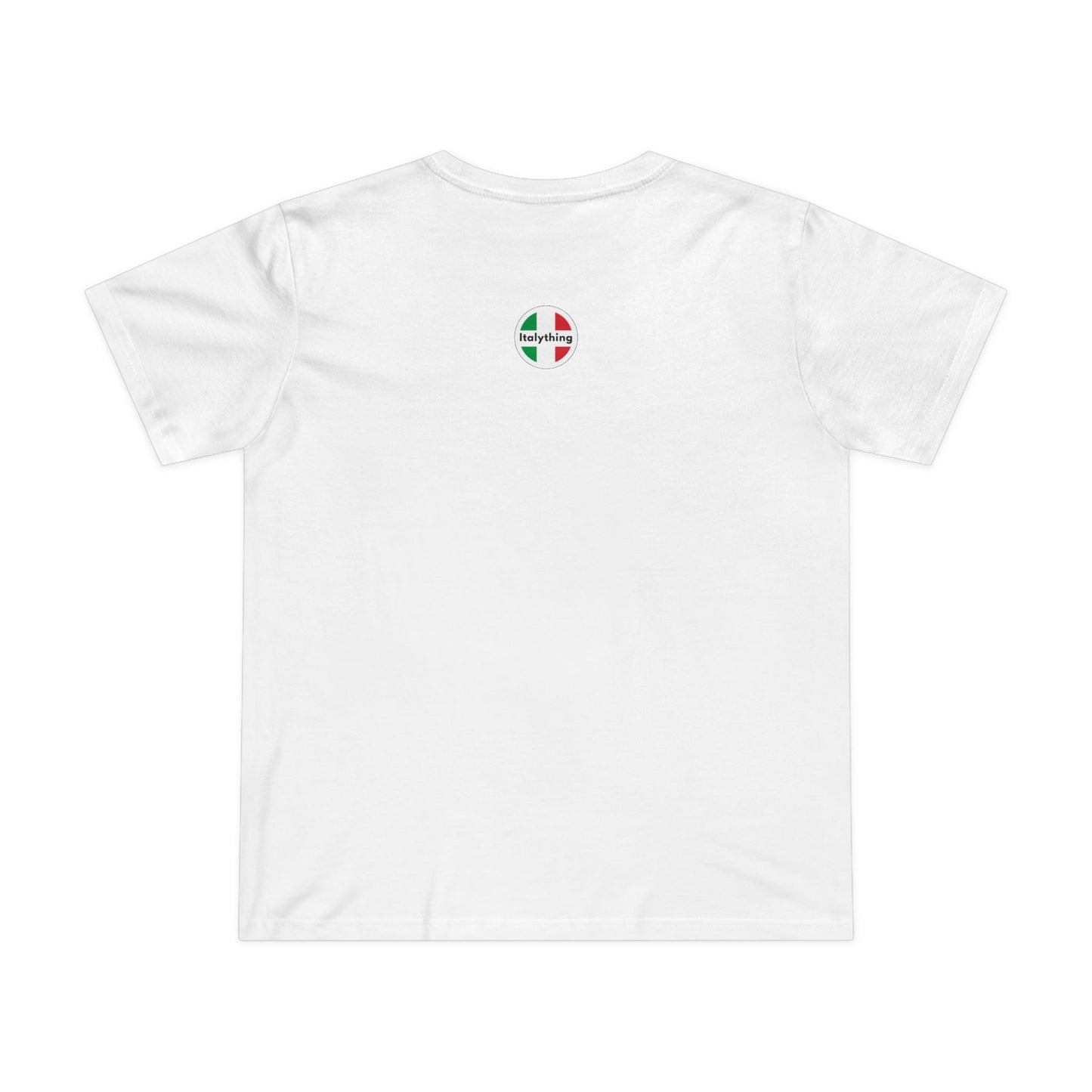 La Dolce Vita Women’s Tee — Italian Flag Script T-Shirt