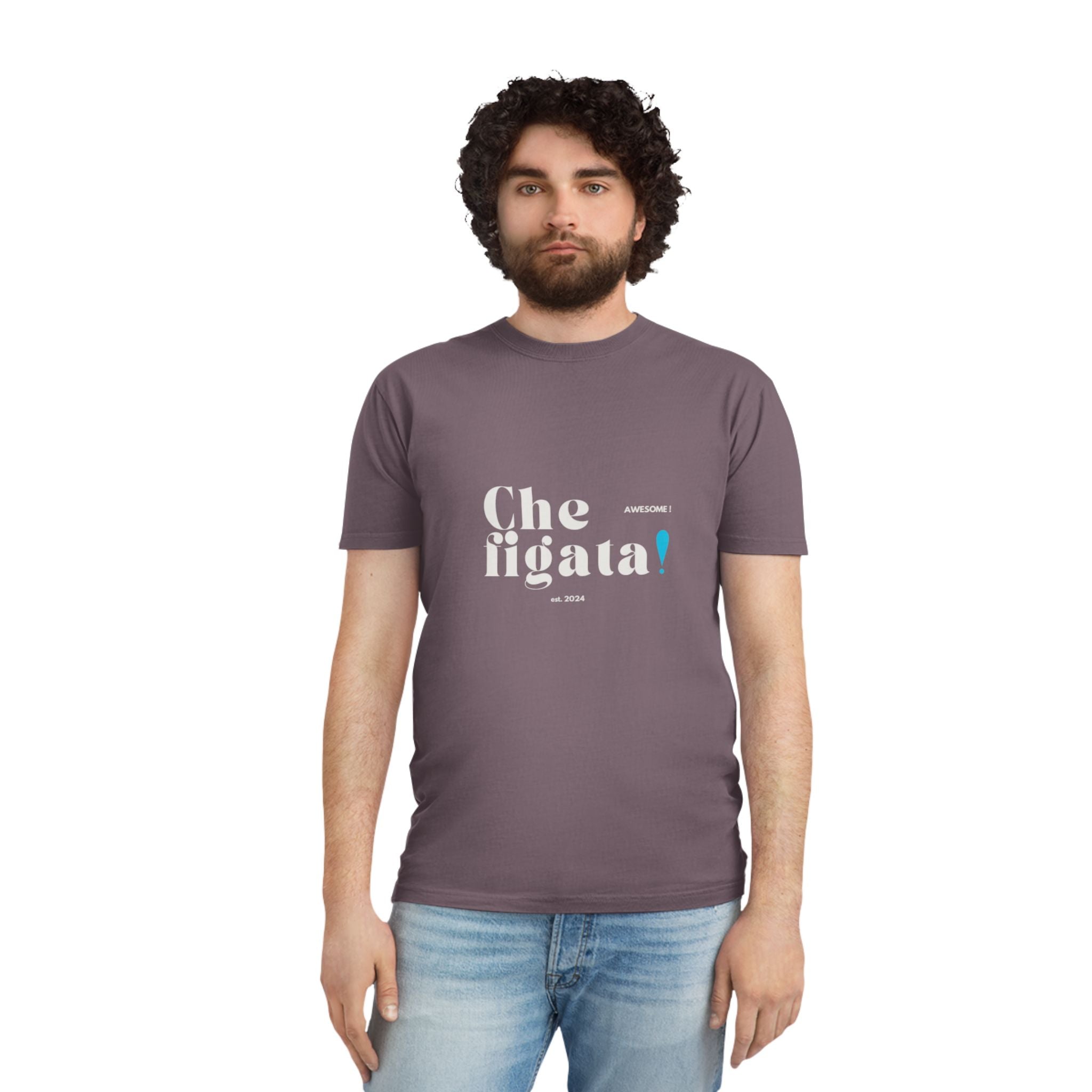 Che Figata! Awesome! Vintage Unisex Faded Tee Shirt - Learn Italian the Fun Way!