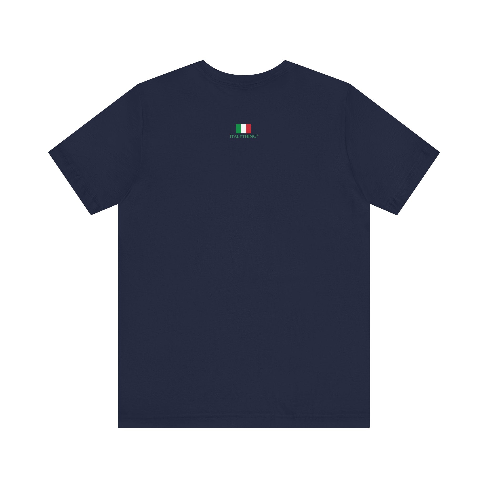 Italienisches Marken-Sommer-T-Shirt aus Jersey mit kurzen Ärmeln und italienischem Slogan: Mare Mare