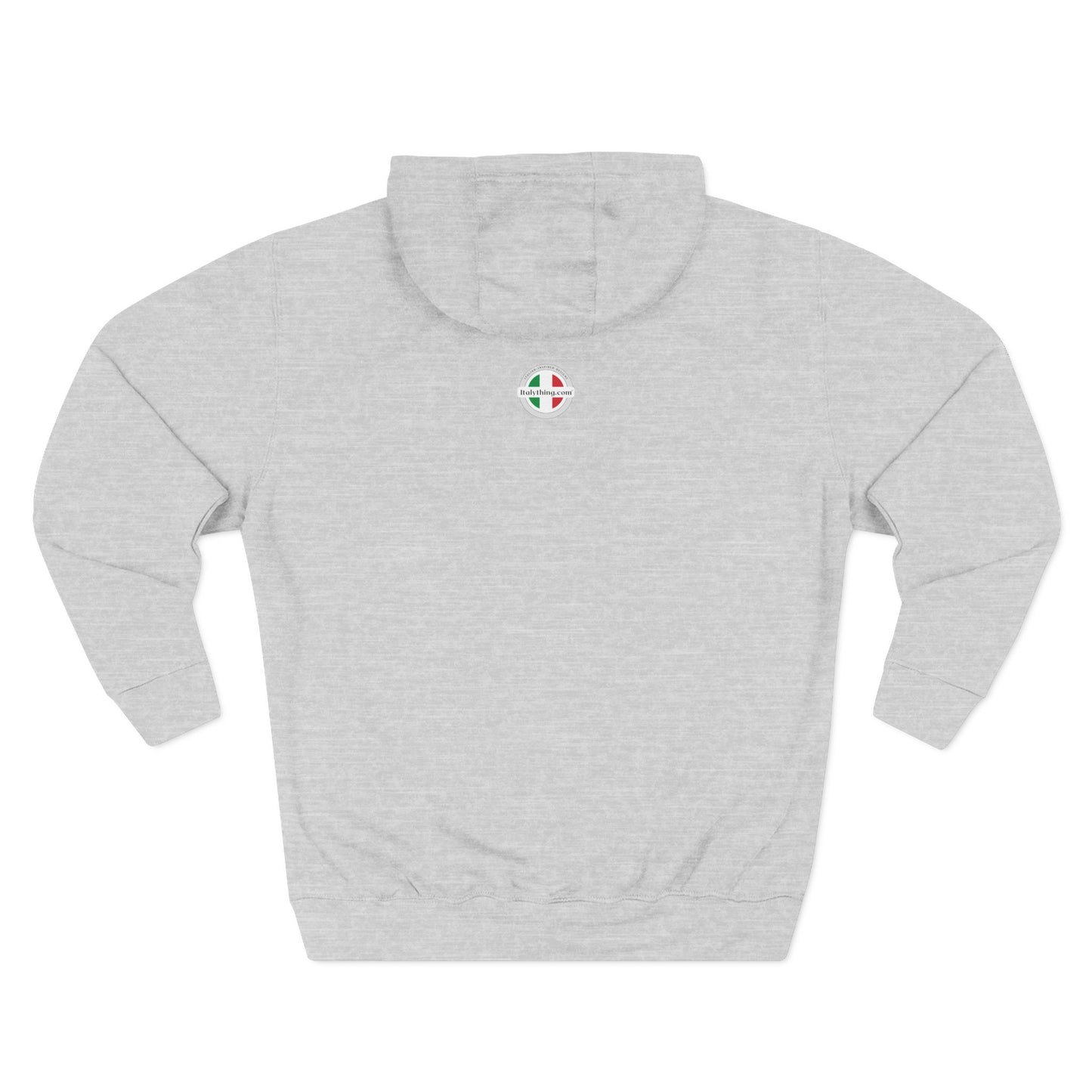 Milan Men Street Style Three-Panel Fleece Hoodie