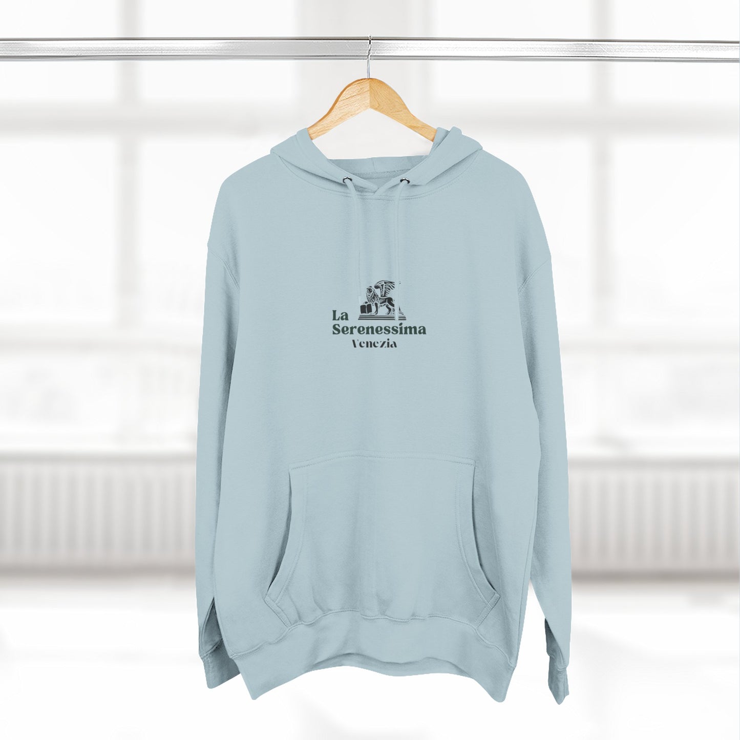Venezia - La Serenessima Three-Panel Fleece Hoodie - Cozy & Stylish Italian-Inspired Winter Wear