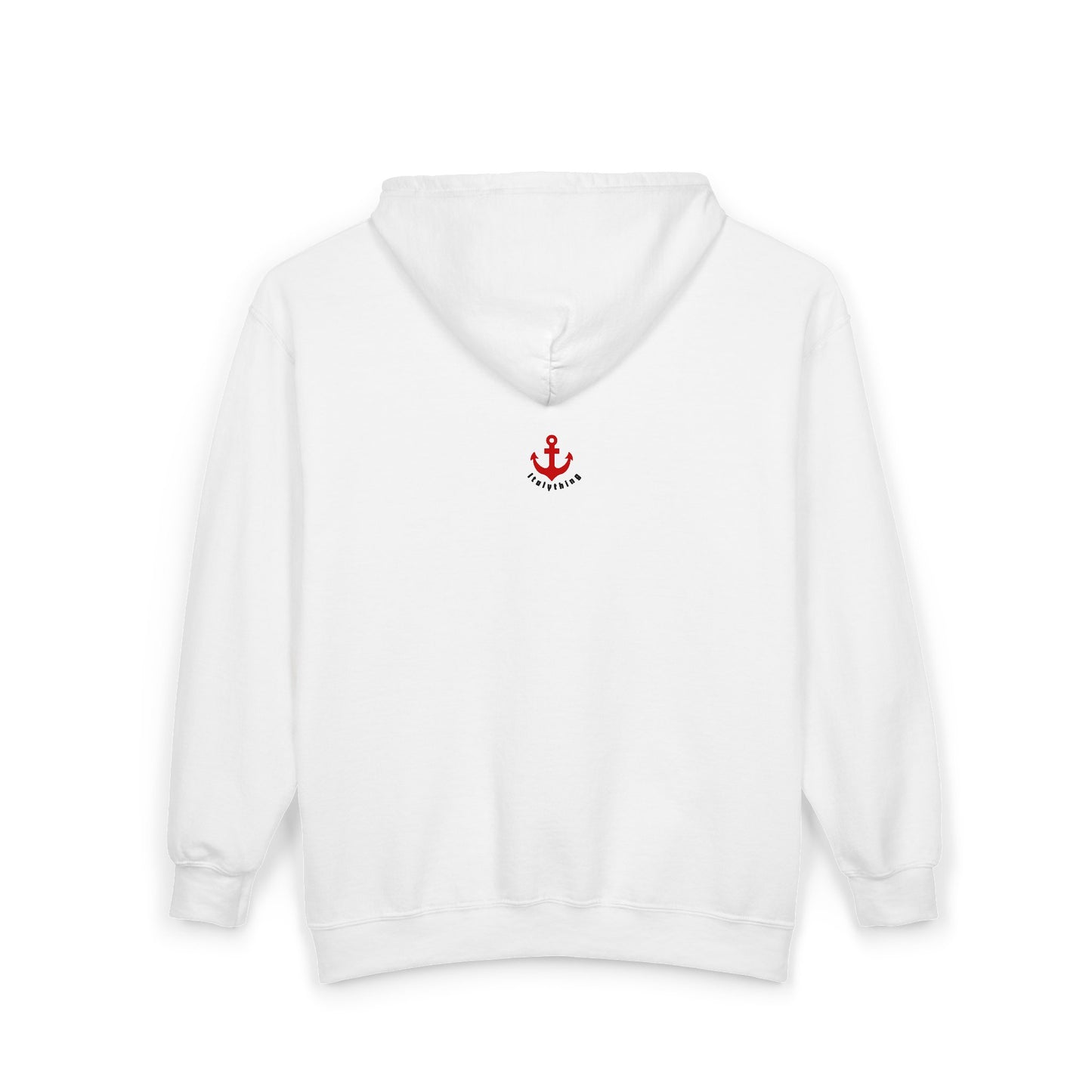 Seahorse & Anchor Zip Hoodie — Nautical Embroidered Full‑Zip Sweatshirt