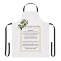 Apron with Italian Pasta Recipe- Pasta with Olives