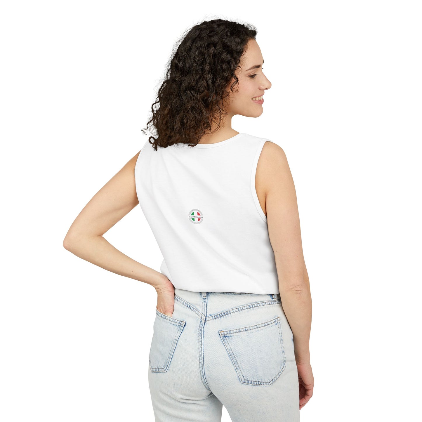 Sicilian Heritage Tank Top, Unisex Summer Apparel, Travel Shirt, Beachwear, Vacation Outfit, Gifts for Italy Lovers