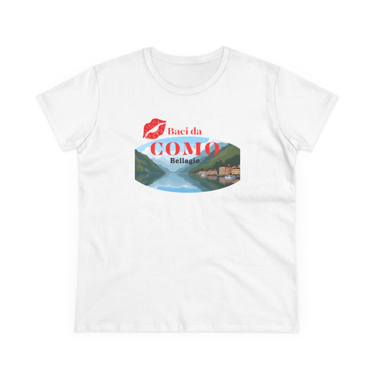A souvenir from the famous Lake Como - Baci da Como T-Shirt