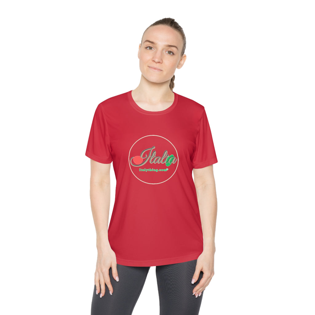 Italia Logo Damen-Wettkämpfer-T-Shirt