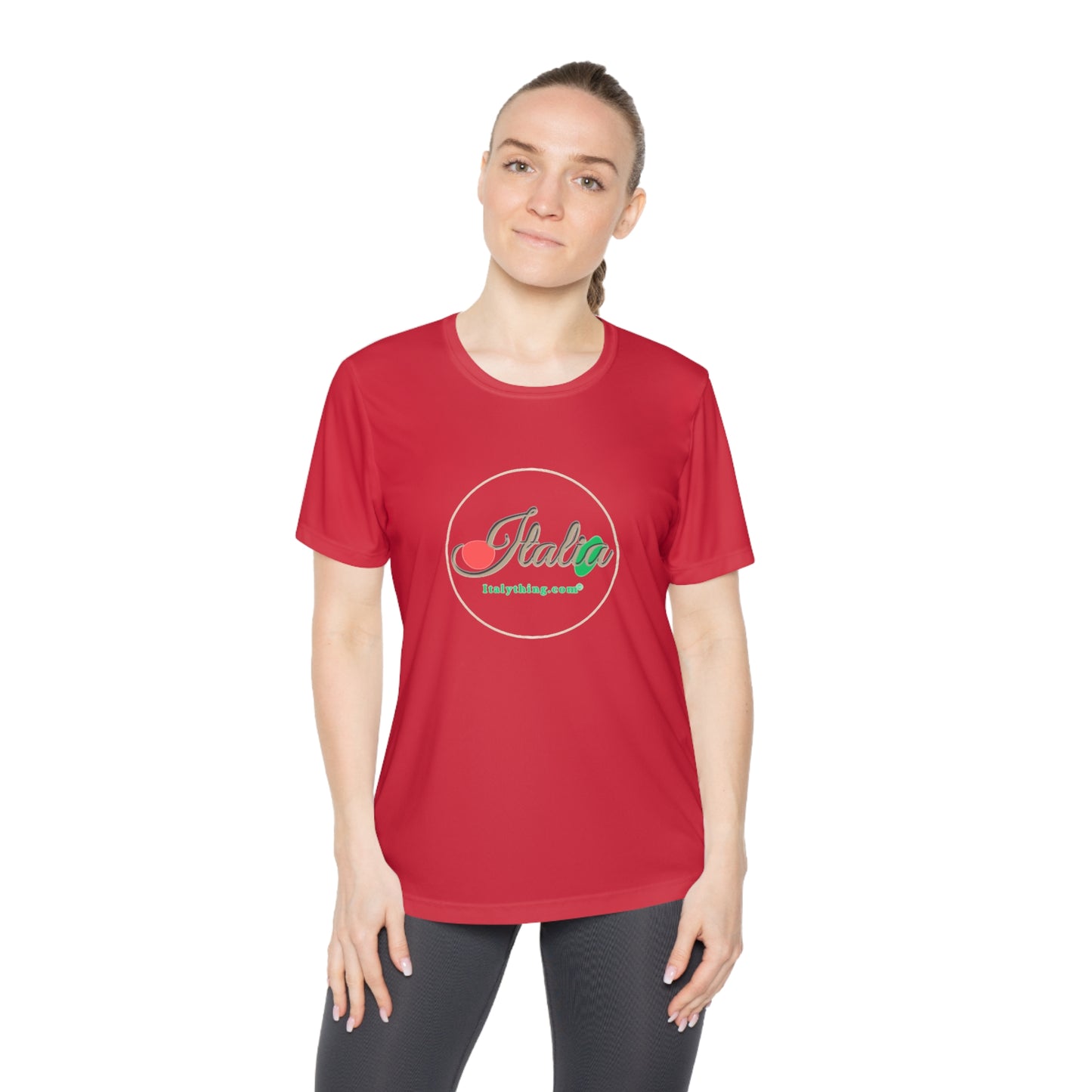 Italia Logo Ladies Competitor Tee
