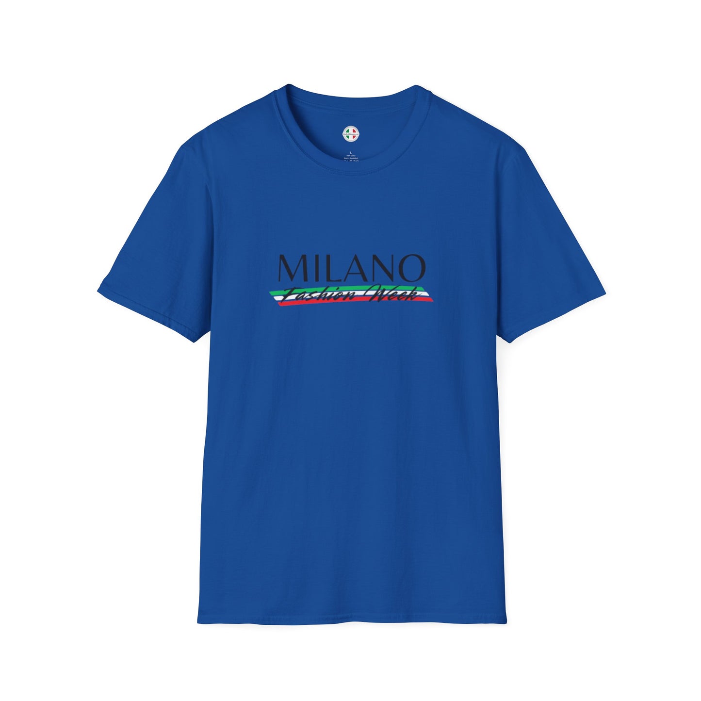 Milano Fashion Week Softstyle Unisex T-Shirt - Casual Chic Tee Perfect for Travel, Gift, Everyday Wear, Summer Fashion, Italian Pride