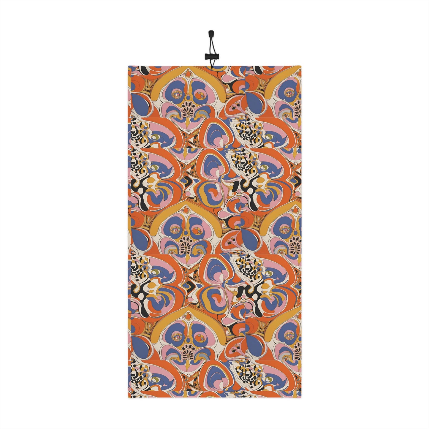 Pucci-Look Winter Neck Gaiter with Drawstring - Stylich Print