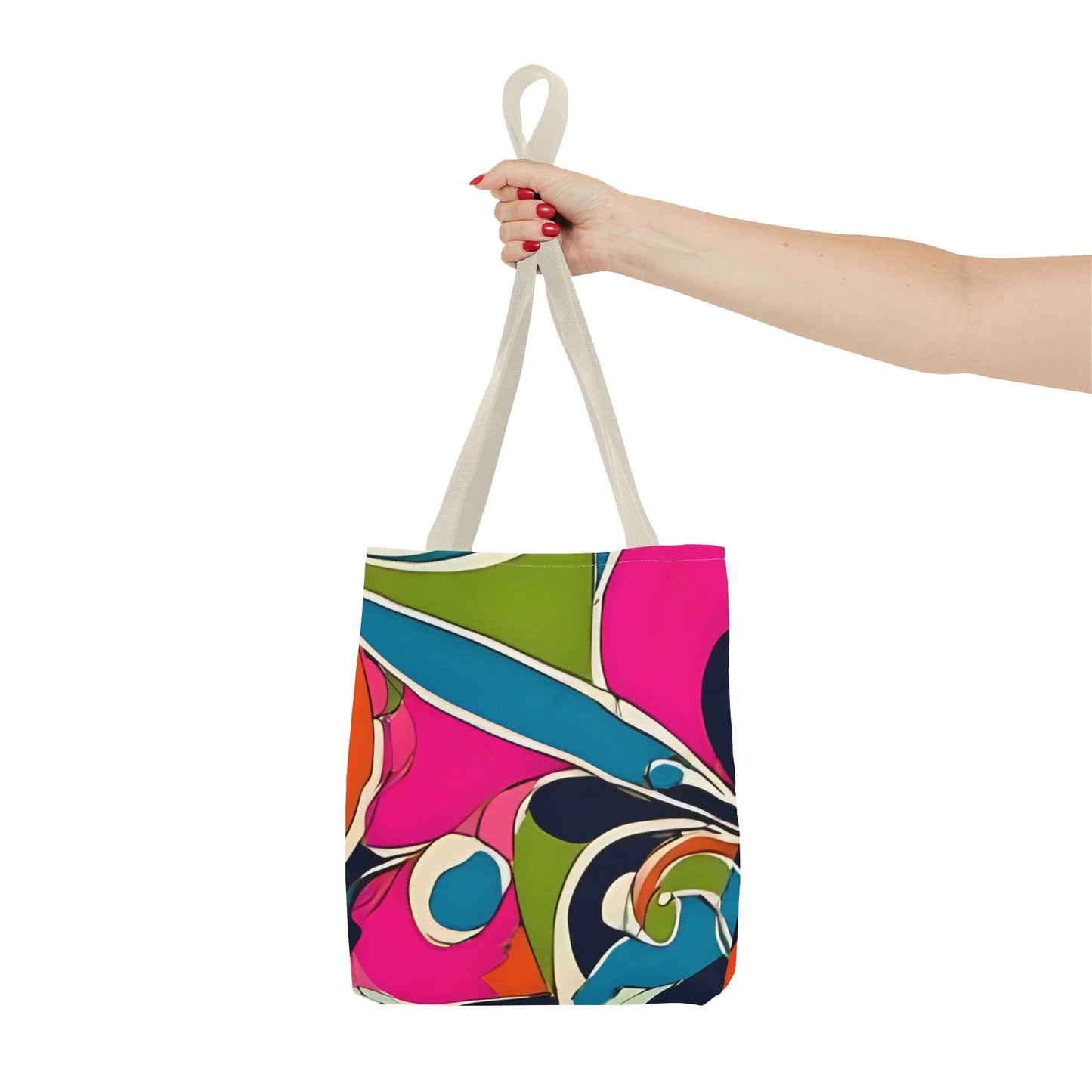 Vibrant Pucci-Style Print Tote Bag