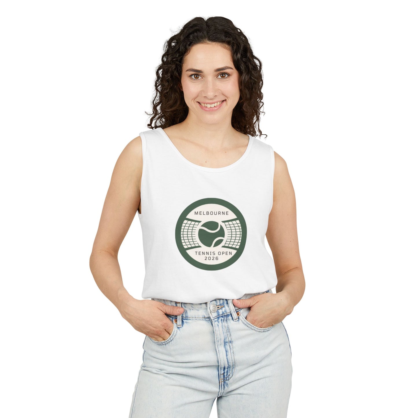 Melbourne Tennis Open 2026 Unisex Garment-Dyed Tank Top