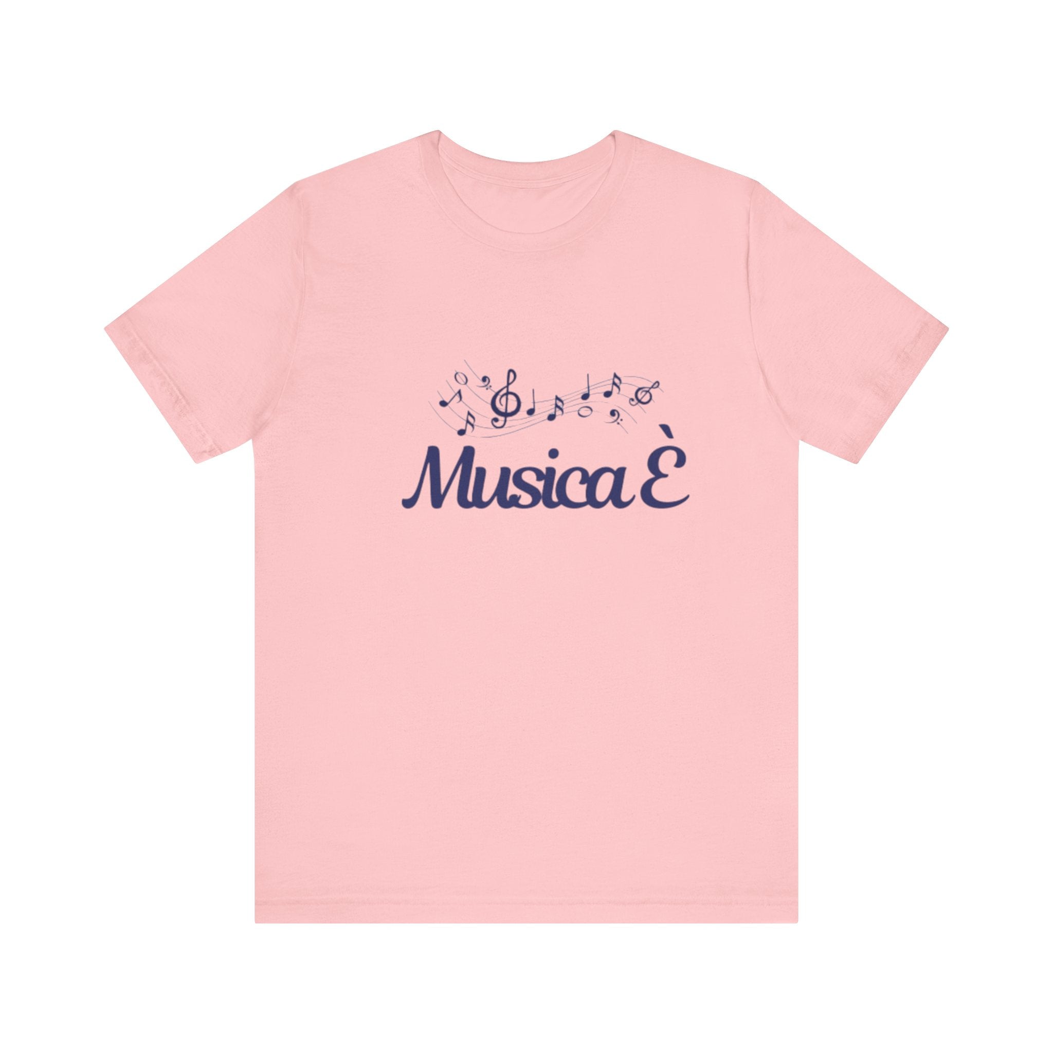 Italian Branded Jersey Short Sleeve Tee : "Musica è..." (Music is..)
