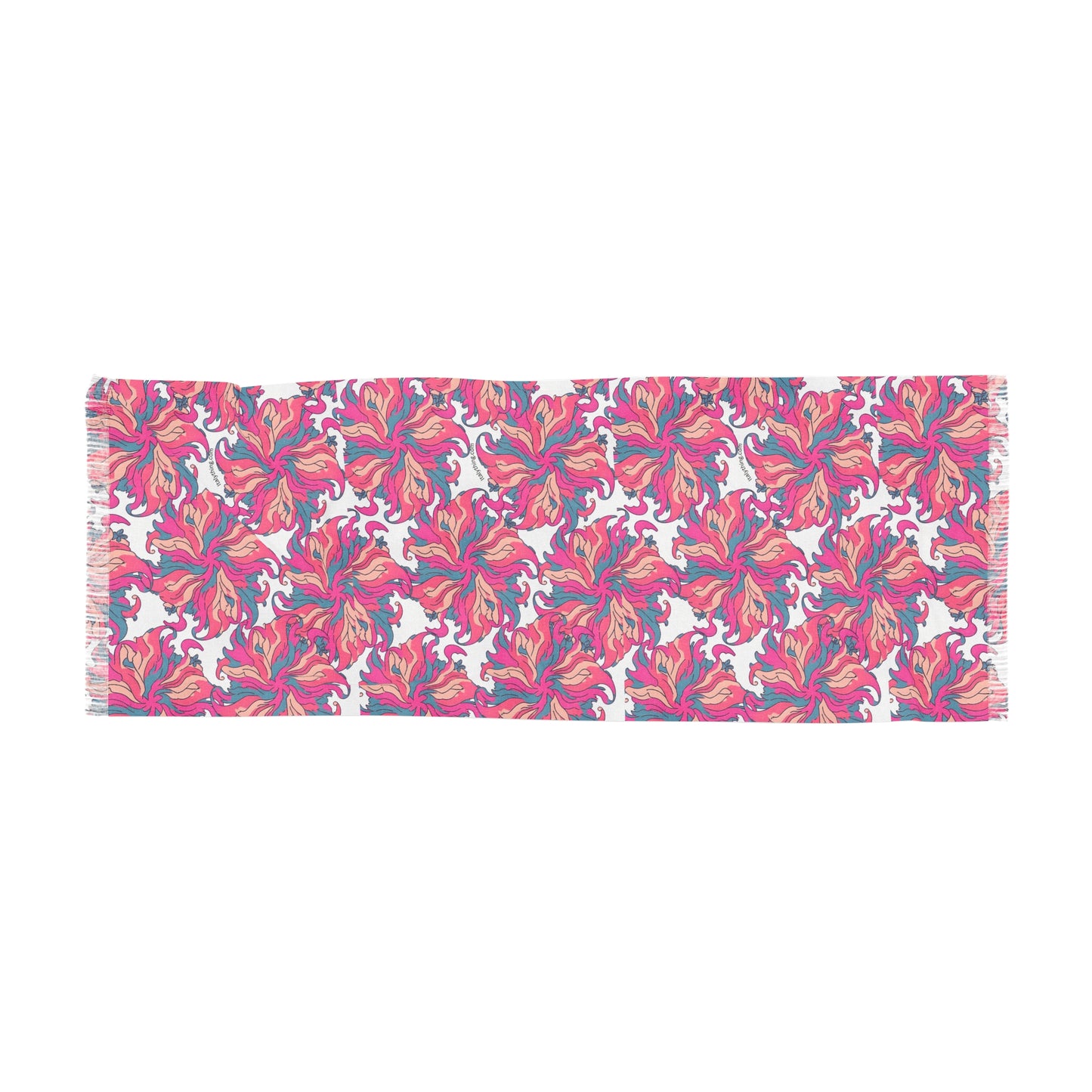 Pink Pucci-inspired Design Light Scarf