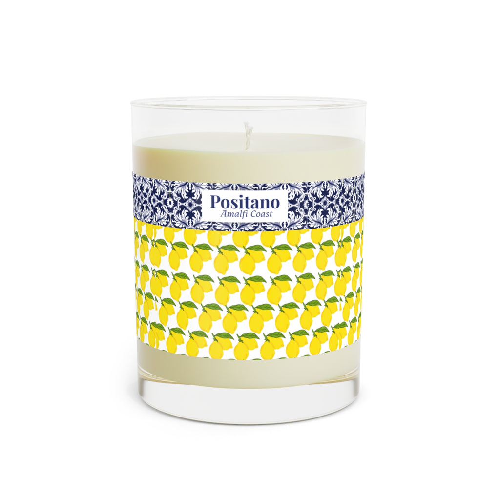 Duftkerze inspiriert von Positano, 312 g Glas, Lavendel &amp; Salbei