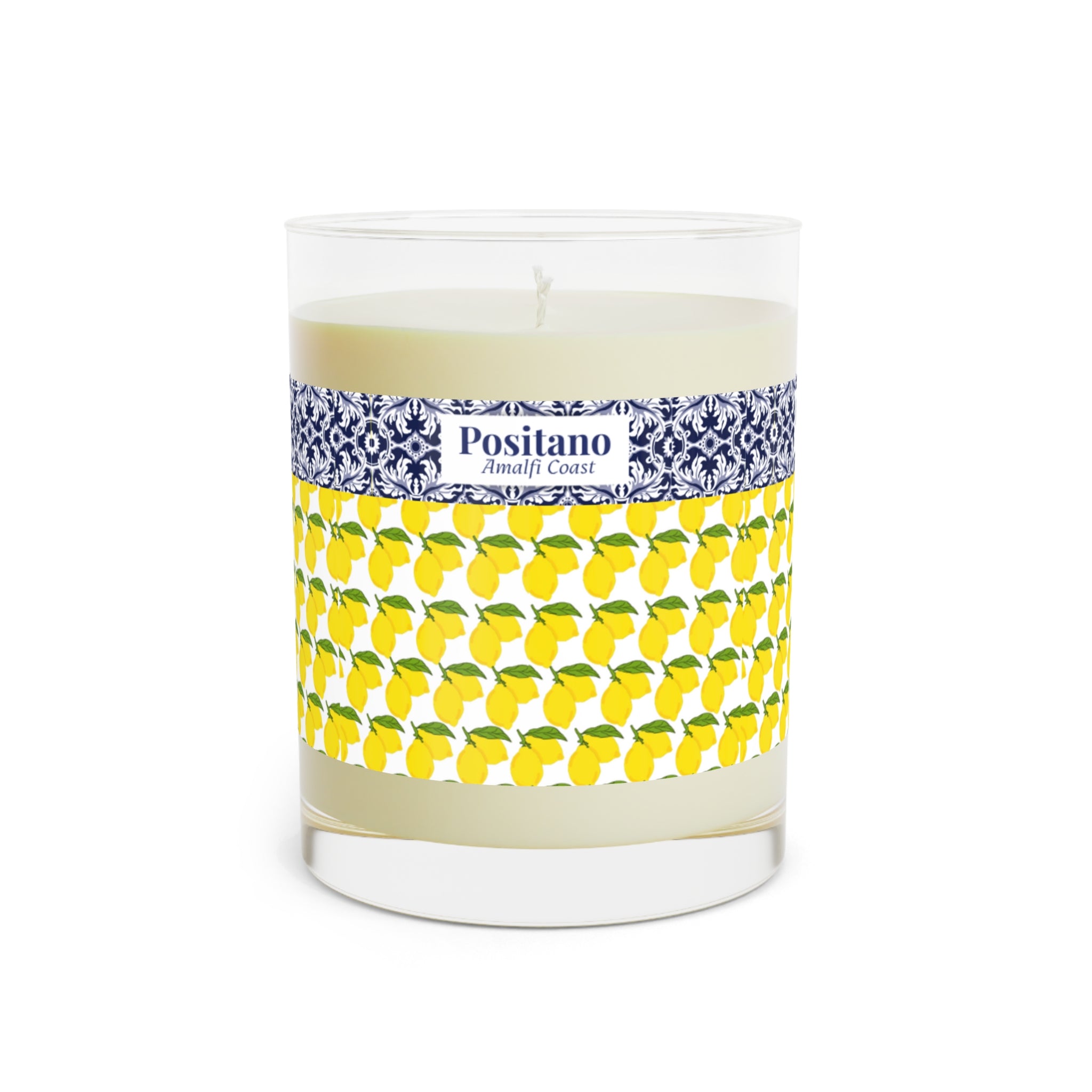 Positano Inspired Scented Candle 11oz Glass Lavender & Sage