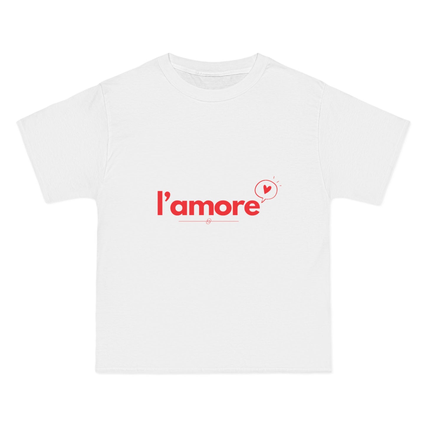 L'Amore Short-Sleeve T-Shirt - Perfect for Valentine's Day and Everyday Style