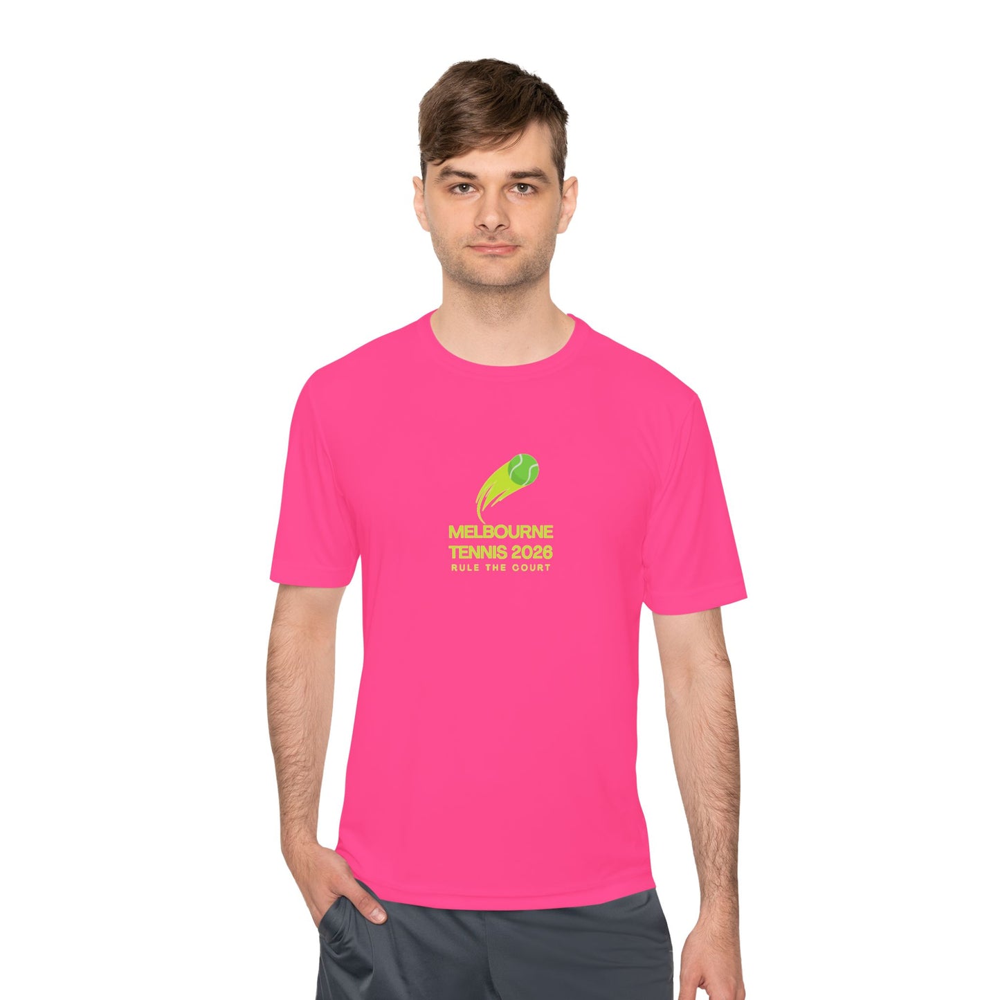 Melbourne Tennis 2026 Unisex Moisture Wicking Tee - Rule the Court! - perfect for Tennis Enthusiasts