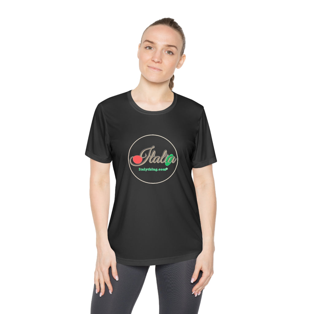 Italia Logo Damen-Wettkämpfer-T-Shirt
