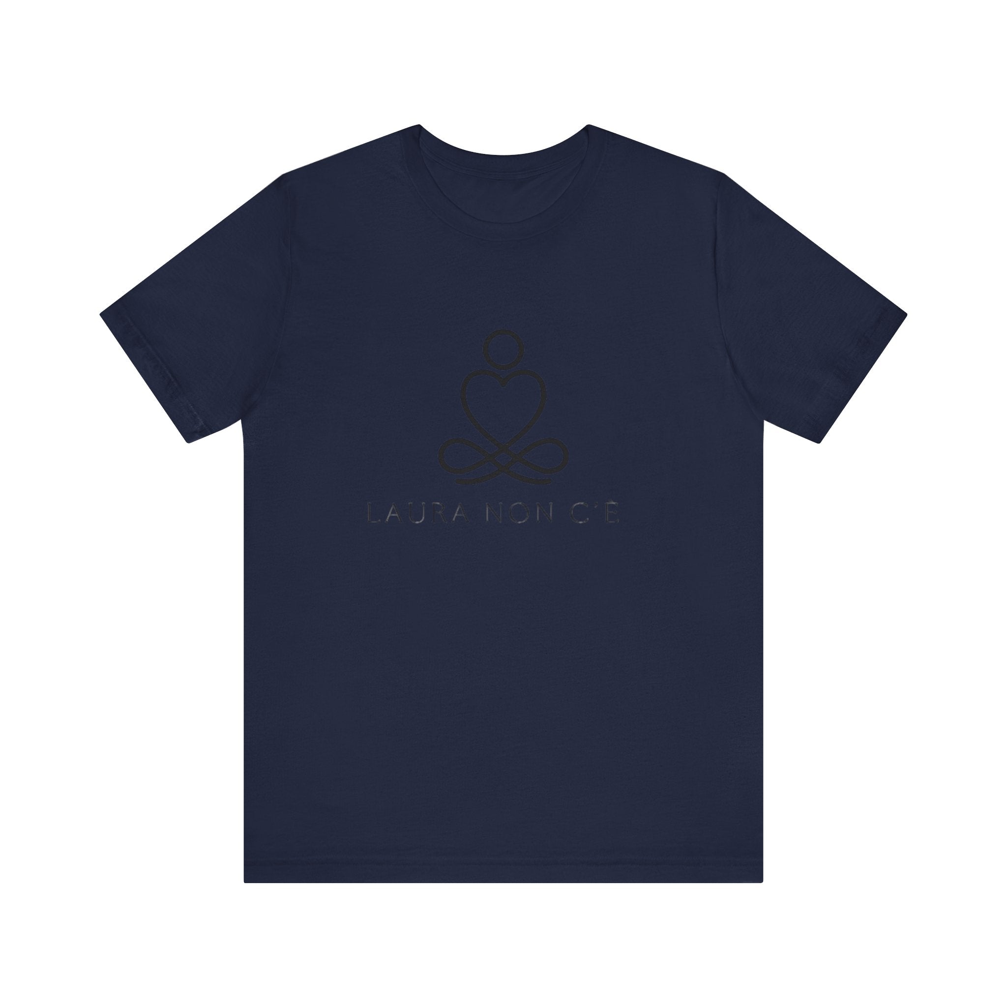 Italian Branded Jersey Short Sleeve Tee with Song slogan : Laura non c'è (Laura is not here) Unisex