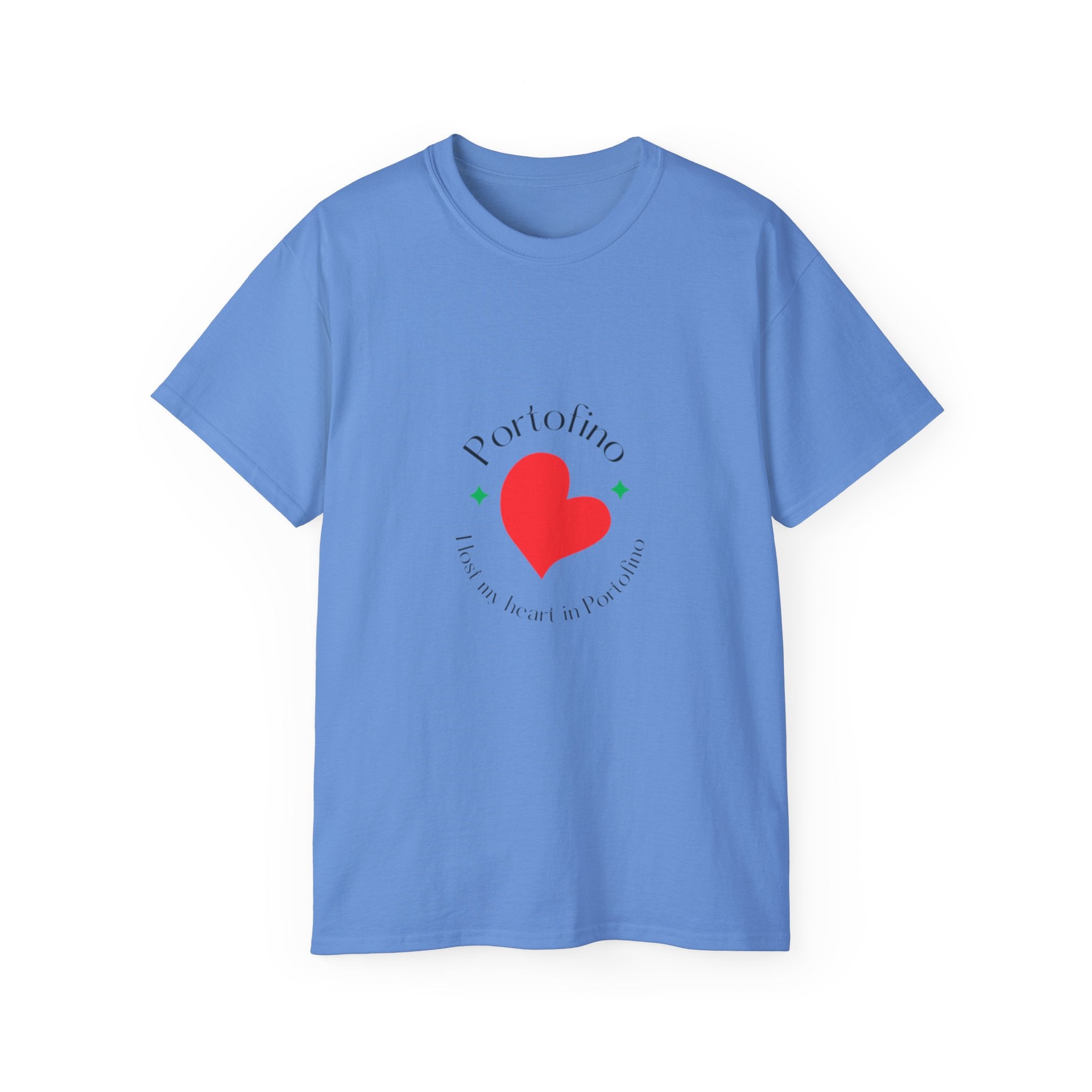 Portofino Heart Unisex Ultra Cotton Tee - Italian Love Graphic T-Shirt