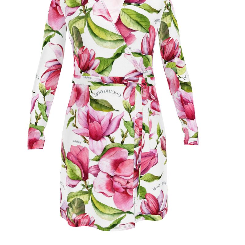 Magnolia Wrap Dress - Lake Como Design