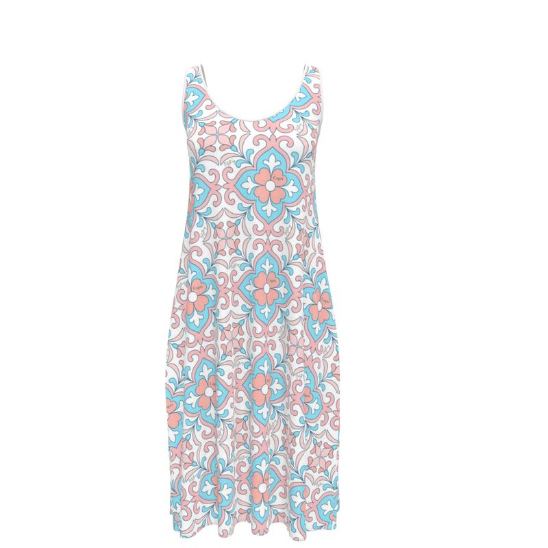 Sleeveless Midi Dress Capri Collection