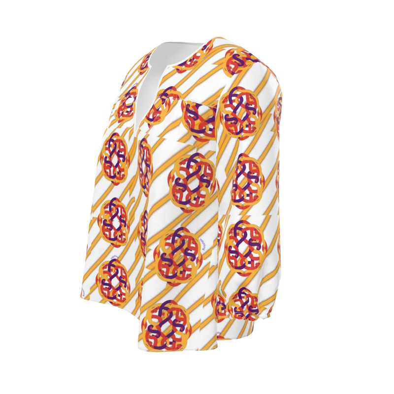 Roman Silk crepe Womens Blouse