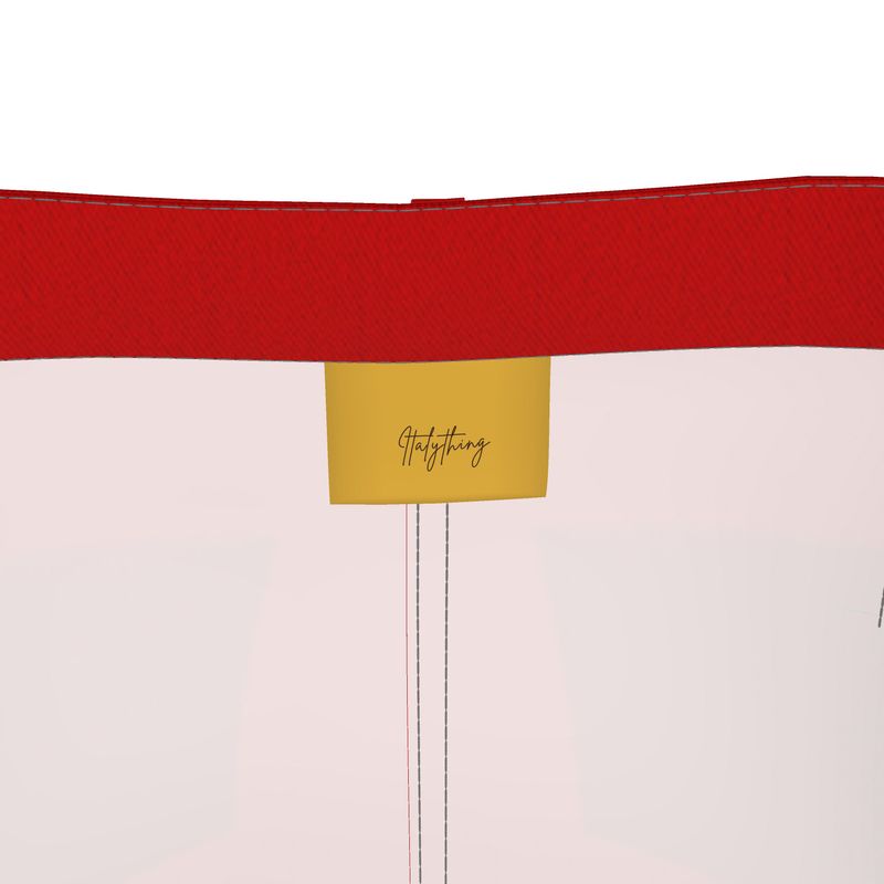 Milano Red Denim Maxi Skirt