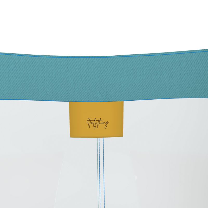 Amalfi Summer Denim Midi Skirt