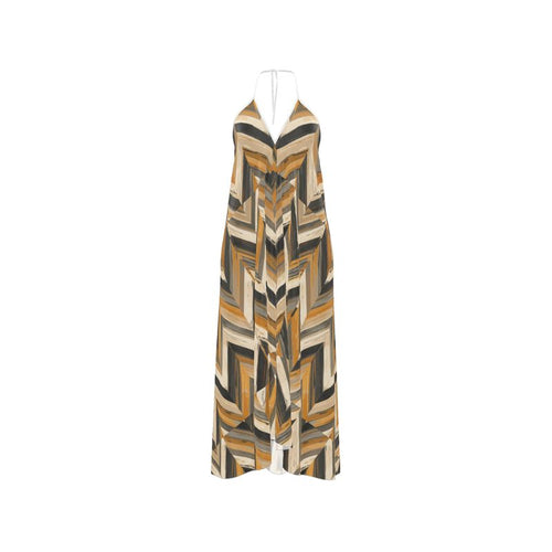 Milano Moda Halterneck Backless Dress