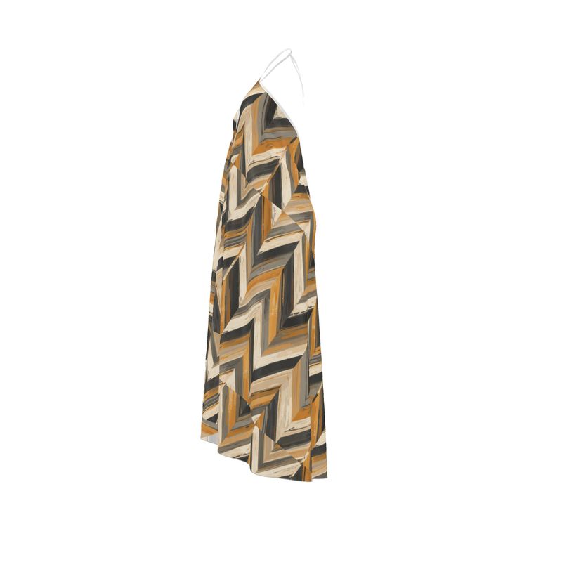 Milano Moda Halterneck Backless Dress